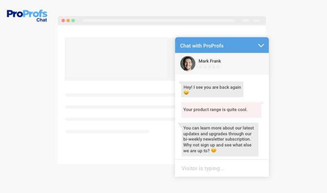 Newsletter Subscriptions With Live chat